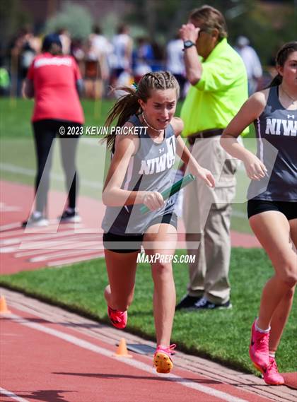 Thumbnail 1 in CHSAA Track and Field 4A Championships (Girls 4x800m Relay) photogallery.