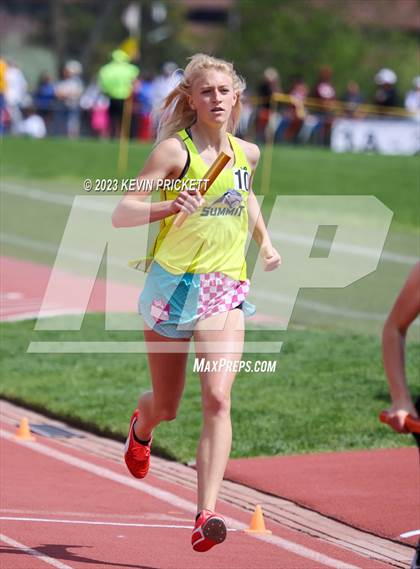 Thumbnail 1 in CHSAA Track and Field 4A Championships (Girls 4x800m Relay) photogallery.