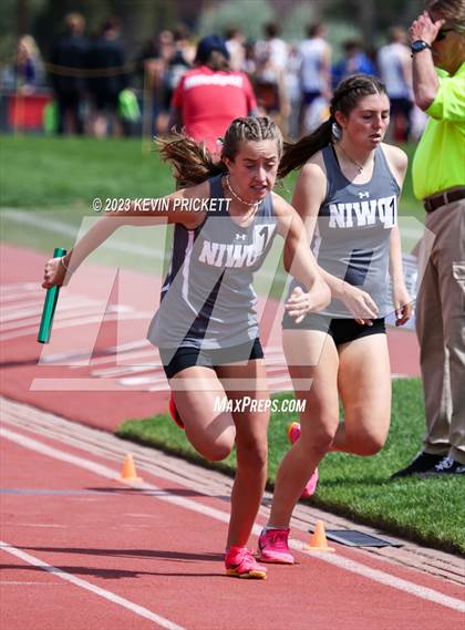 Thumbnail 3 in CHSAA Track and Field 4A Championships (Girls 4x800m Relay) photogallery.
