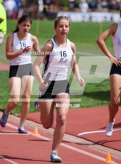 Thumbnail 3 in CHSAA Track and Field 4A Championships (Girls 4x800m Relay) photogallery.