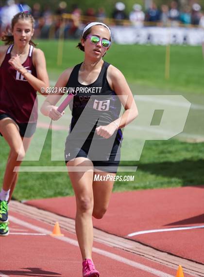 Thumbnail 3 in CHSAA Track and Field 4A Championships (Girls 4x800m Relay) photogallery.