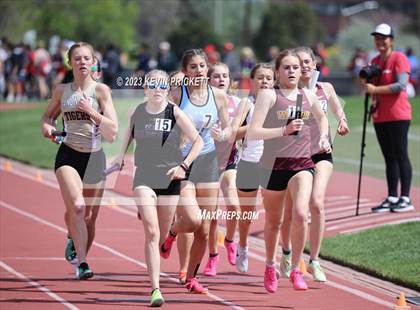 Thumbnail 3 in CHSAA Track and Field 4A Championships (Girls 4x800m Relay) photogallery.