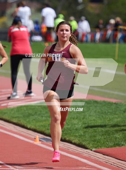 Thumbnail 1 in CHSAA Track and Field 4A Championships (Girls 4x800m Relay) photogallery.