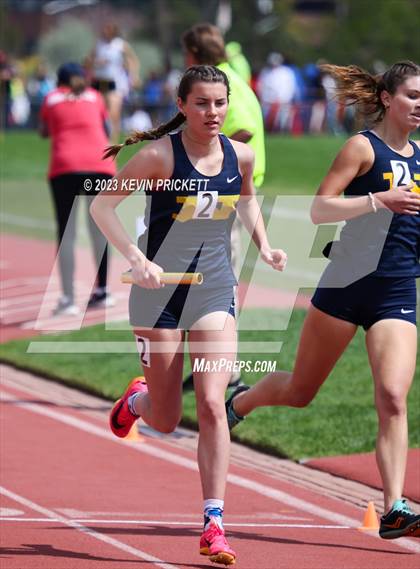 Thumbnail 3 in CHSAA Track and Field 4A Championships (Girls 4x800m Relay) photogallery.