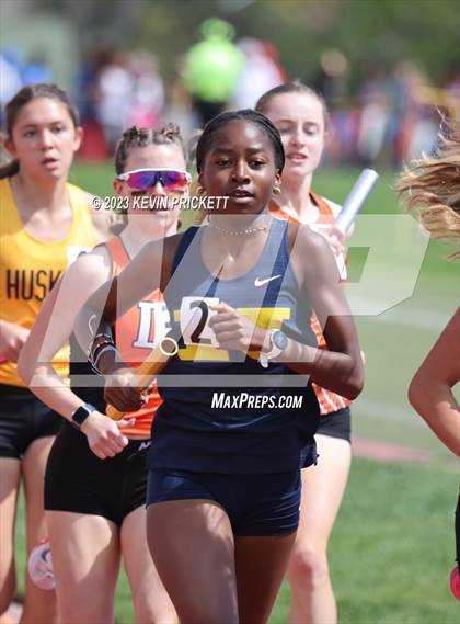 Thumbnail 3 in CHSAA Track and Field 4A Championships (Girls 4x800m Relay) photogallery.