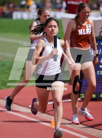 Thumbnail 3 in CHSAA Track and Field 4A Championships (Girls 4x800m Relay) photogallery.
