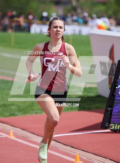 Thumbnail 3 in CHSAA Track and Field 4A Championships (Girls 4x800m Relay) photogallery.