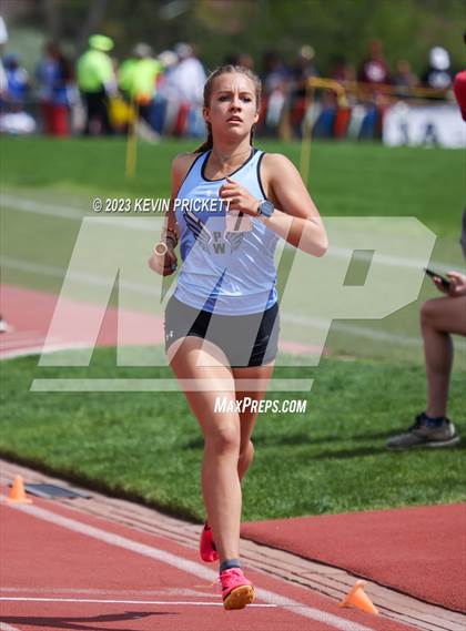 Thumbnail 3 in CHSAA Track and Field 4A Championships (Girls 4x800m Relay) photogallery.