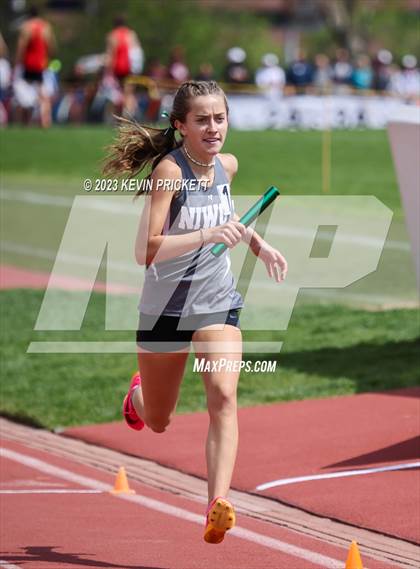 Thumbnail 2 in CHSAA Track and Field 4A Championships (Girls 4x800m Relay) photogallery.
