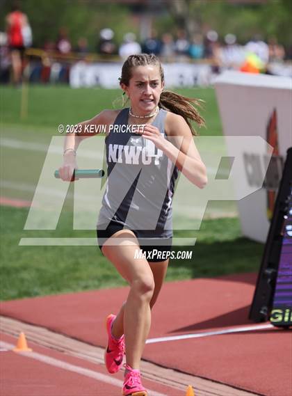 Thumbnail 3 in CHSAA Track and Field 4A Championships (Girls 4x800m Relay) photogallery.