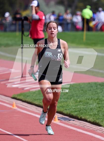 Thumbnail 1 in CHSAA Track and Field 4A Championships (Girls 4x800m Relay) photogallery.