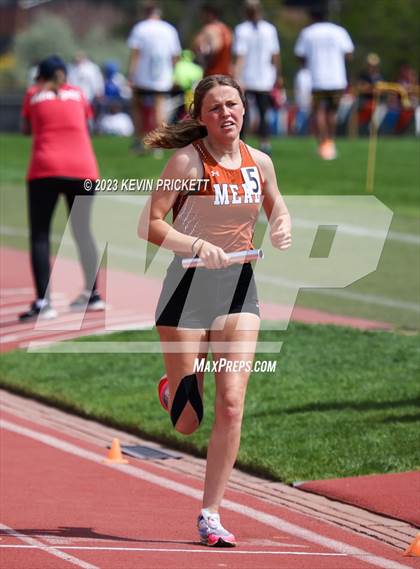 Thumbnail 2 in CHSAA Track and Field 4A Championships (Girls 4x800m Relay) photogallery.