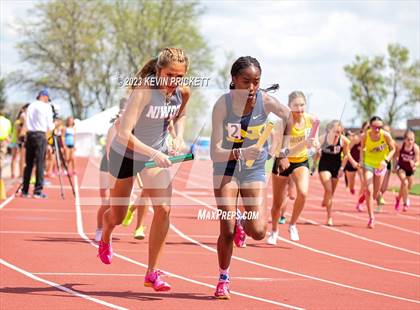 Thumbnail 3 in CHSAA Track and Field 4A Championships (Girls 4x800m Relay) photogallery.