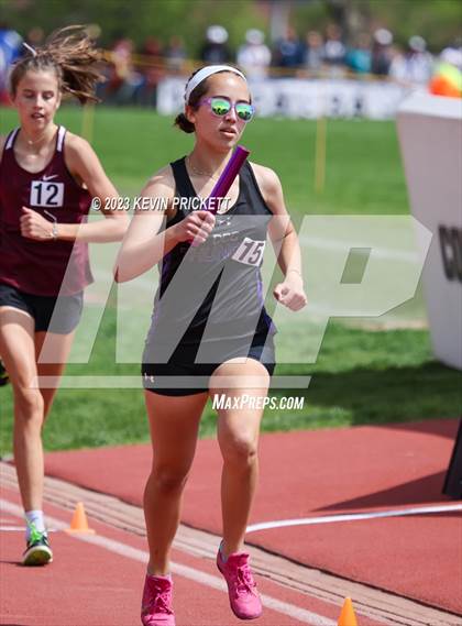 Thumbnail 1 in CHSAA Track and Field 4A Championships (Girls 4x800m Relay) photogallery.
