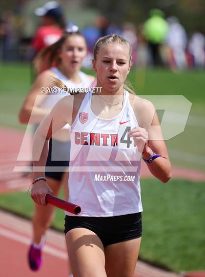 Thumbnail 2 in CHSAA Track and Field 4A Championships (Girls 4x800m Relay) photogallery.