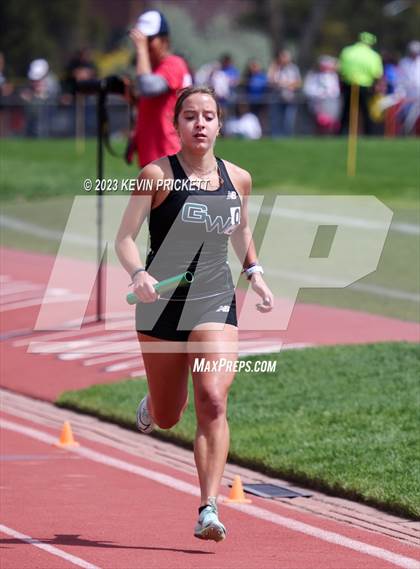 Thumbnail 3 in CHSAA Track and Field 4A Championships (Girls 4x800m Relay) photogallery.