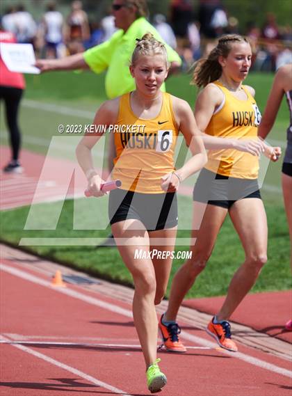 Thumbnail 1 in CHSAA Track and Field 4A Championships (Girls 4x800m Relay) photogallery.