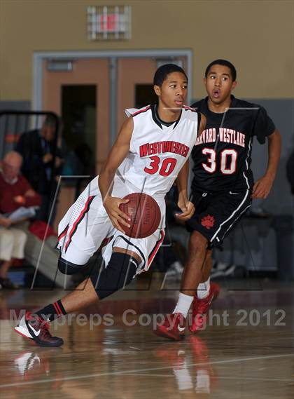Thumbnail 1 in Harvard-Westlake vs. Westchester (MaxPreps Holiday Classic) photogallery.