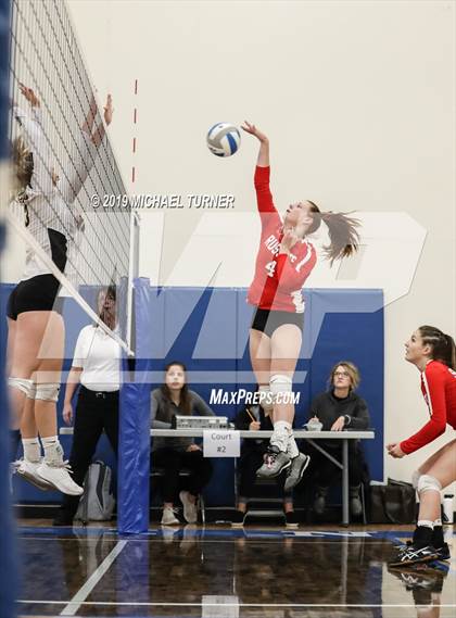 Thumbnail 2 in Shelley vs Kuna (4A State Tourn.) photogallery.