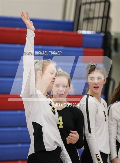 Thumbnail 3 in Shelley vs Kuna (4A State Tourn.) photogallery.