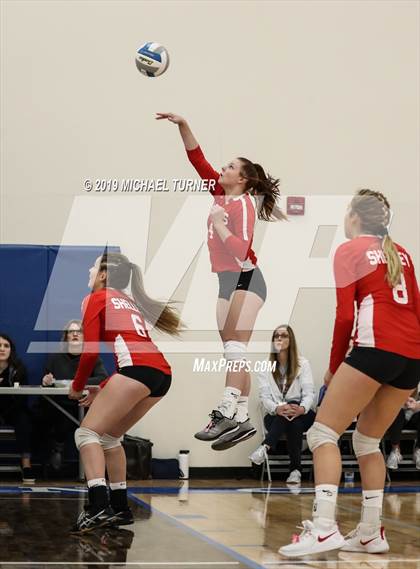 Thumbnail 2 in Shelley vs Kuna (4A State Tourn.) photogallery.