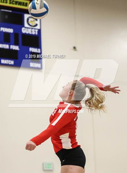 Thumbnail 2 in Shelley vs Kuna (4A State Tourn.) photogallery.