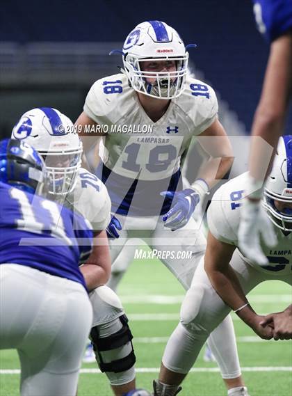 Thumbnail 1 in Lampasas vs Needville (UIL 4A  Regional Playoff) photogallery.