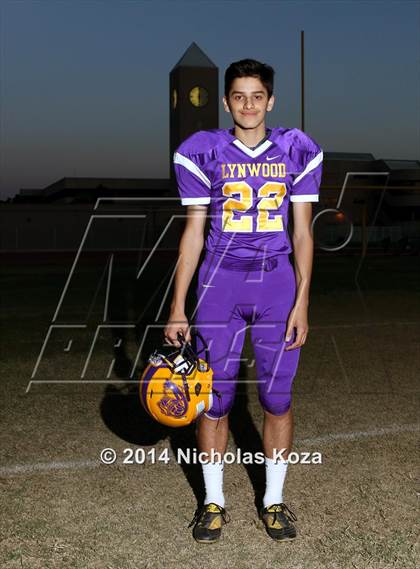 Thumbnail 1 in Lynwood Varsity Football Team and Individual photogallery.