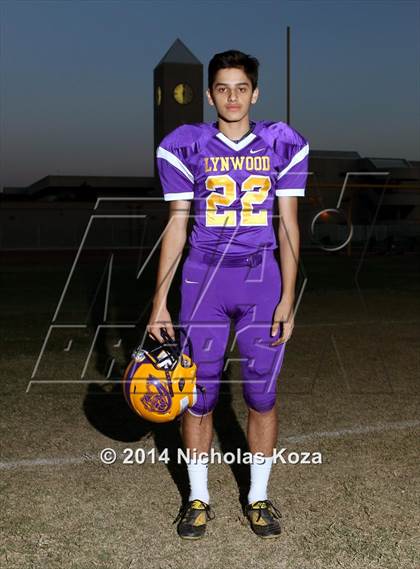 Thumbnail 3 in Lynwood Varsity Football Team and Individual photogallery.
