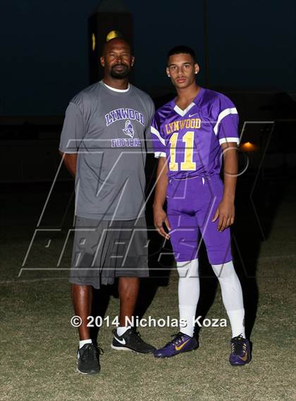 Thumbnail 3 in Lynwood Varsity Football Team and Individual photogallery.