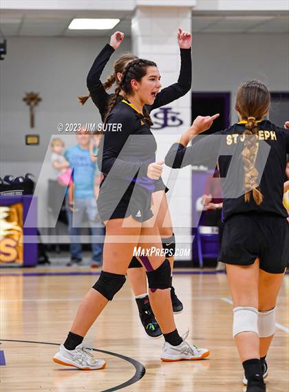 Thumbnail 3 in St. Joseph Catholic vs Covenant Christian photogallery.
