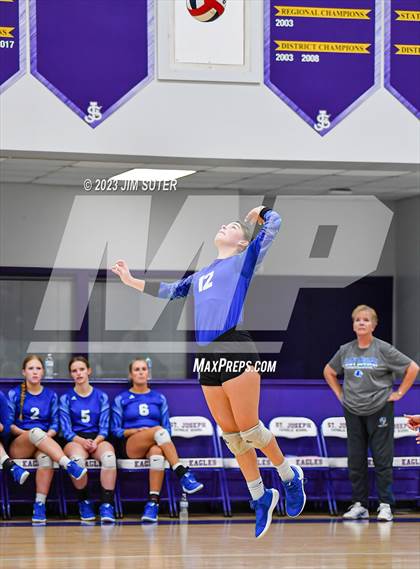 Thumbnail 1 in St. Joseph Catholic vs Covenant Christian photogallery.