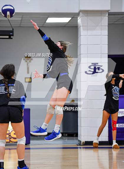 Thumbnail 2 in St. Joseph Catholic vs Covenant Christian photogallery.