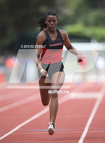 Thumbnail 2 in CIF NCS Meet of Champions (Girls 100 and 400 Meter) photogallery.
