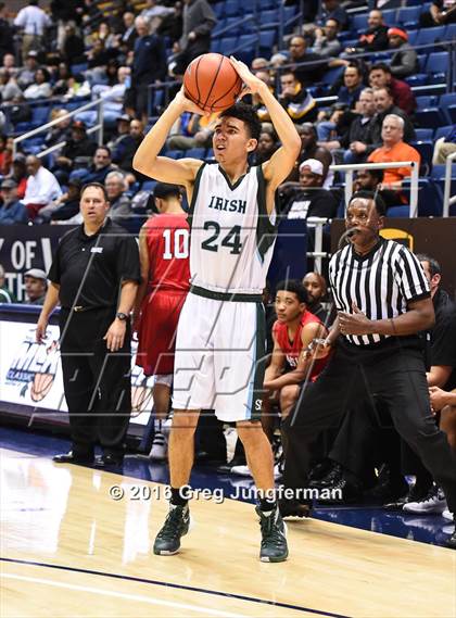 Thumbnail 3 in Salesian College Preparatory vs. Sacred Heart Cathedral Preparatory (MaxPreps MLK Classic) photogallery.