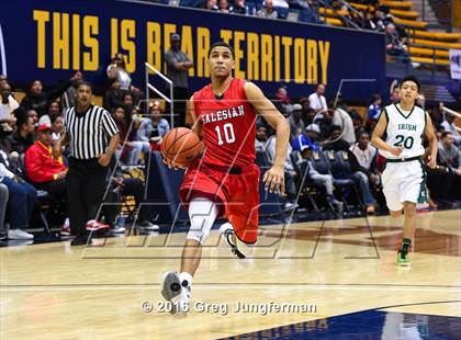 Thumbnail 1 in Salesian College Preparatory vs. Sacred Heart Cathedral Preparatory (MaxPreps MLK Classic) photogallery.
