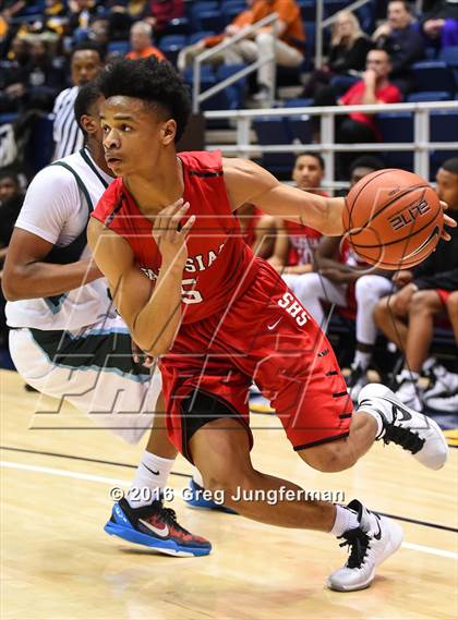 Thumbnail 1 in Salesian College Preparatory vs. Sacred Heart Cathedral Preparatory (MaxPreps MLK Classic) photogallery.