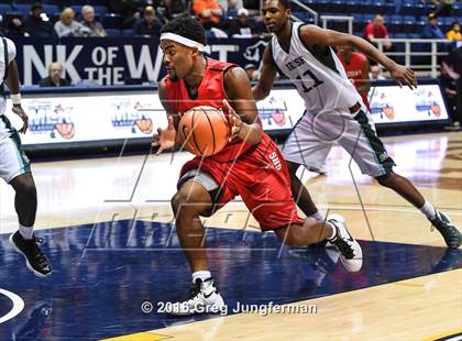 Thumbnail 1 in Salesian College Preparatory vs. Sacred Heart Cathedral Preparatory (MaxPreps MLK Classic) photogallery.