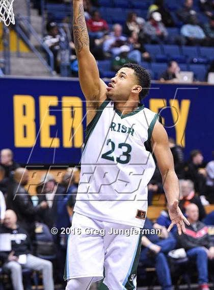 Thumbnail 2 in Salesian College Preparatory vs. Sacred Heart Cathedral Preparatory (MaxPreps MLK Classic) photogallery.