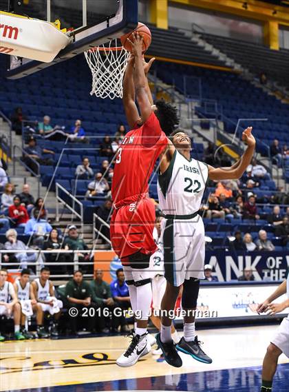 Thumbnail 2 in Salesian College Preparatory vs. Sacred Heart Cathedral Preparatory (MaxPreps MLK Classic) photogallery.