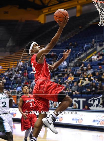 Thumbnail 1 in Salesian College Preparatory vs. Sacred Heart Cathedral Preparatory (MaxPreps MLK Classic) photogallery.