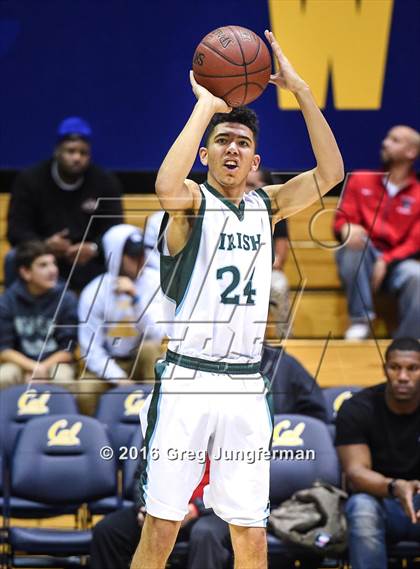 Thumbnail 2 in Salesian College Preparatory vs. Sacred Heart Cathedral Preparatory (MaxPreps MLK Classic) photogallery.