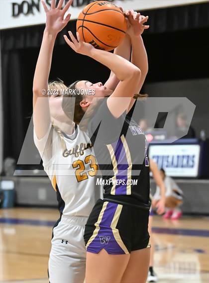 Thumbnail 3 in Glendale Prep Academy vs. Wickenburg (ALA Coyotes Basketball Invitational) photogallery.