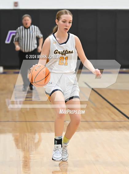 Thumbnail 1 in Glendale Prep Academy vs. Wickenburg (ALA Coyotes Basketball Invitational) photogallery.