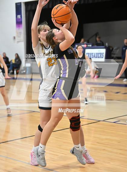 Thumbnail 2 in Glendale Prep Academy vs. Wickenburg (ALA Coyotes Basketball Invitational) photogallery.
