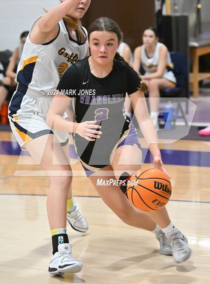 Thumbnail 2 in Glendale Prep Academy vs. Wickenburg (ALA Coyotes Basketball Invitational) photogallery.