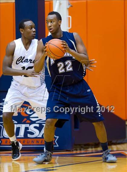 Thumbnail 1 in Clark vs. Alexander (UIL 5A Regional Semifinal) photogallery.