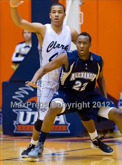 Thumbnail 2 in Clark vs. Alexander (UIL 5A Regional Semifinal) photogallery.
