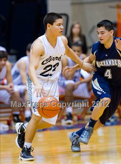 Thumbnail 1 in Clark vs. Alexander (UIL 5A Regional Semifinal) photogallery.