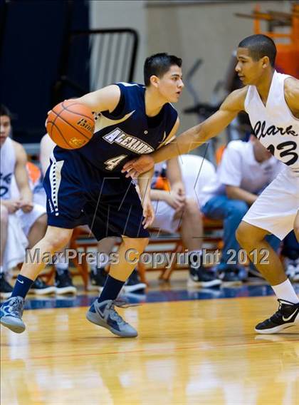 Thumbnail 1 in Clark vs. Alexander (UIL 5A Regional Semifinal) photogallery.